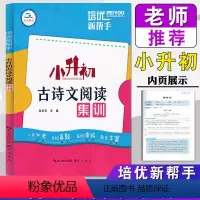 古诗文阅读集训 小学升初中 [正版]2024培优新帮手 小升初古诗文阅读集训 小学六6年级古诗词文言文阅读总复习真题训练