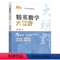 数学 九年级/初中三年级 [正版]2024新版 精英数学大视野九年级上册下册通用黄东坡著初中9年级数学竞赛专项培优解题思