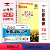 套装2本[知识集锦+全真测试卷] 小学通用 [正版]2023新版知识集锦英语有声版全国通用小学英语知识大全词汇语法句型时
