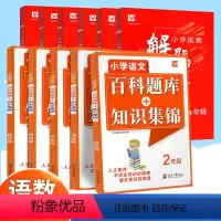 套装2本[语文+奥数] 小学二年级 [正版]津桥教育 小学奥数解题题典一二三四五六年级语文百科题库+知识集锦小学生语文综