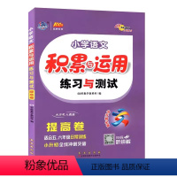 积累与运用.提高卷(五六年级适用) 小学通用 [正版]2024新版68所小学语文积累与运用练习与测试(提高卷)5五6六年