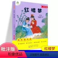 红楼梦.五年级 [正版]爱德教育 红楼梦批注版 曹雪芹著 小学五年级快乐读书吧四大名著阅读指导专业批注大字护眼儿童经典文