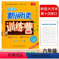 新阅读训练营 [全彩版] 小学六年级 [正版]2024小学生新阅读训练营 六年级全彩版上下册人教版通用 腾衍平主编/第十