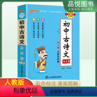 古诗文 初中通用 [正版]24版初中语文古诗文基础知识天天背初一二三通用知识点汇总讲解工具书789年级小册子七八九年级知