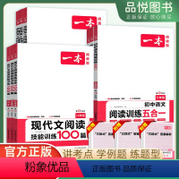 文言文+古诗+名句 初中通用 [正版]2024新版一本阅读题文言文+古诗+名句阅读训练100篇中考初中生初三9九年级复习