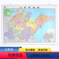 [正版]2024年全新版 山东省地图挂图 1.1x0.8米 政区交通旅游地形 高清 办公室家用客厅 中国地图出版社