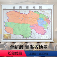 [正版]青海省地图挂图 行政/交通/旅游/河流/机场 详情到村镇中心 1.4X1.1米竖版装 比例1:105万