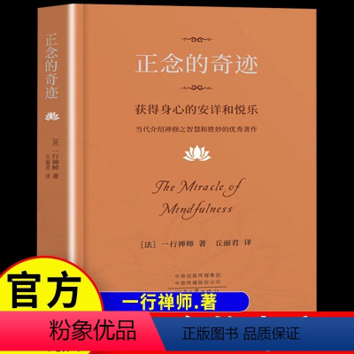 [正版]樊登2024新版 正念的奇迹 一行禅师 是现代的佛教禅宗诗人 人生哲学心理学舍得放下 河南文艺出版社