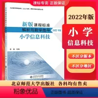 [正版]2024当天发货新版课程标准解析与教学指导2022年版 小学信息科技 李锋 主编 小学通用 北京师范大学出版社
