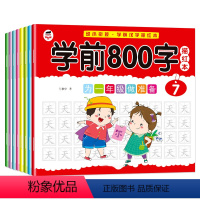 [8本]学前800字 [正版]全套8本汉字描红练字帖初学者写字描红本学前中大班硬笔书法字帖笔画笔顺练习本儿童楷书练字本拼