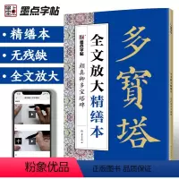 [正版]颜真卿多宝塔碑全文放大精缮本视频教程毛笔书法字帖河南美术出版社颜体毛笔字帖高清放大版原碑原帖临摹书法集颜真卿楷