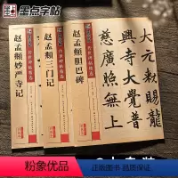 [正版]赵孟俯楷书毛笔字帖历代经典碑帖赵体毛笔书法初学者楷书入门临摹本赵孟俯三门记妙严寺记胆巴碑原碑墨迹拓本附简体旁注