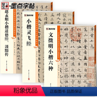 [正版]灵飞经文徵明赵孟頫汲黯传小楷3册帖高清彩色精印解析本馆藏珍本原碑帖毛笔字帖软笔书法练字帖软笔临摹碑帖教学视频成