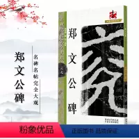[正版]名碑名帖完全大观郑文公碑 魏碑毛笔软笔字帖 原碑拓字放大 笔法偏旁部首结体章法解析初学者入门书法教程 江西美术