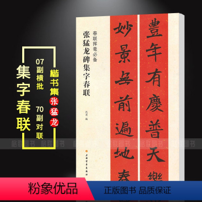 [正版]张猛龙碑集字春联挥毫沈菊编简体旁注北魏楷书毛笔书法成人学生临摹帖练习字帖古帖选字对联作品集上海书画