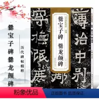 [正版]历代碑帖精粹南朝爨宝子碑爨龙颜碑简体旁注附技法解析第三辑碑帖毛笔隶书书法练字帖安徽美术出版社