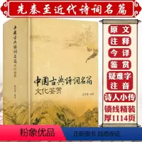 [正版]中国古典诗词名篇文化鉴赏1114页原文+注释+今译+鉴赏赏析大全中国古典诗文名句赏析辞典古典诗词鉴赏辞典词典赏