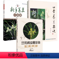 [正版]3册兰花病虫害诊治实用手册+新手养兰一本通+四季养兰要诀 书籍