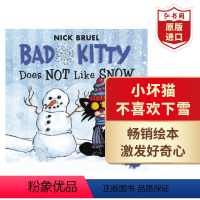 [正版]小坏猫不喜欢下雪 英文原版 Bad Kitty Does Not Like Snow Nick Bruel 妙