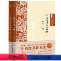 [正版] 胡适文集:中国哲学史大纲(全2册)国学大师胡适写的中国哲学史入门书籍 胡适文集 儒家道家墨家等中国古代哲学研