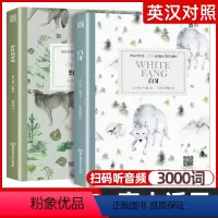 [正版]野性的呼唤/白牙 床头灯英语3000词英汉对照版英文原版书籍 世界名著中英双语阅读课外读物 原著读本高中生课外