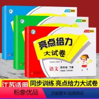 [正版]2024春新版亮点给力大试卷四年级下册小学语文人教版数学苏教版英语译林版4年级下小学生同步单元测试卷期中期
