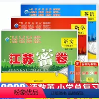 3本[小学总复习]语文+数学+英语 小学通用 [正版]2024新版江苏密卷语文数学英语小学总复习小学生小升初英语同步训练