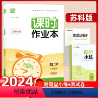 通城学典课时作业本江苏版七年级数学下册 七年级下 [正版]2024年春新版通城学典课时作业本江苏版七年级数学下册苏教版