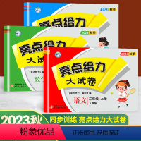 [正版]2023新版全3本 亮点给力大试卷小学语文数学英语三年级上册3年级上同步卷子训练苏教版江苏译林版单元测试卷