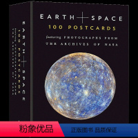 地球与太空100张明信片 [正版]地球与太空100张明信片 英文原版 Earth and Space 100 Postc