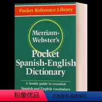 韦氏袖珍西班牙语英语双语词典 [正版]Merriam-Webster's Pocket Dictionary 英文原版