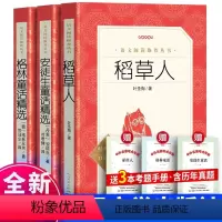 [人民文学全3册送考点]三年级上册课外书 [正版] 稻草人书 叶圣陶 《语文》阅读丛书 小学生三年级四年级五年级六年级