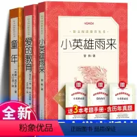 [全3册]童年+爱的教育+小英雄雨来+考题册 [正版]! 童年 高尔基 青少年版书原著完整版无删减小学生版 五年级