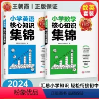 [共2册]数学+英语 小学通用 [正版]2024版小学核心知识集锦语文数学英语知识大盘点一二三四五六年级巩固基础手册重难