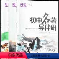 初中名著导伴研 七年级下 [正版]初中名著导伴研七八九年级上 下 册阅读计划语文素养丛书人教版初中生傅雷家书钢铁是怎样炼