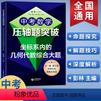 坐标系内的几何代数综合大题 初中通用 [正版]中考数学压轴题突破几何综合大题选择填空压轴小题坐标系内的几何代数综合大题七