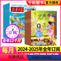 [跨年订阅]2024年6月-2025年5月 [正版]小读者爱读写(1年共12期)+月报小记者(1年共12期)组合2024