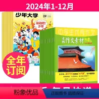 1[全年订阅]2024年1-12月 [正版]全年订阅少年大学+意林作文素材高考版2024年-2025年起订月任选语文高考