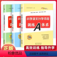 [全3册]语文+数学+英语 小学升初中 [正版]新版小学英语升学夺冠训练A体系 小升初知识大集结同步专项训练习题册 小考