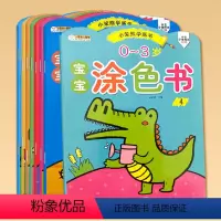 小笨熊学画书.宝宝涂色书0-3岁_全8册 [正版]宝宝涂色书0-3岁 全8册 学画书2-4-5-6岁画画书籍早教益智涂颜