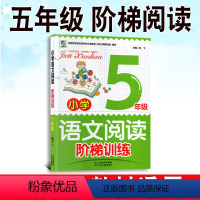 [正版]小学语文阅读阶梯训练 五年级通用版 小学生阅读理解能力提升练习题教辅作文基础知识大全快乐阅读词语积累 小学五下