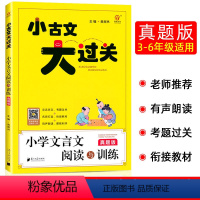 [正版]小古文大过关 小学文言文阅读与训练真题版 小学生三四五六年级文言古文辅导练习册 小学语文课外阅读专项训练书