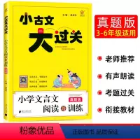 [正版]小古文大过关 小学文言文阅读与训练真题版 小学生三四五六年级文言古文辅导练习册 小学语文课外阅读专项训练书