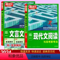 高一[现代文+文言文]2本套装 高中通用 [正版]2024版腾远高考高一高二文言文阅读现代文阅读 高中语文专项训练 解题
