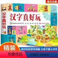 汉字真好玩立体翻翻书 [正版]汉字真好玩学习认知启蒙书 3D立体机关翻翻书2-3—6-8岁宝宝汉字启蒙幼小衔接一年级老师
