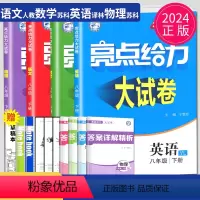 [正版]2024亮点给力大试卷八年级下册语文数学英语物理八下全套苏科版译林版江苏8年级下初二下学期同步练习册单元测试期