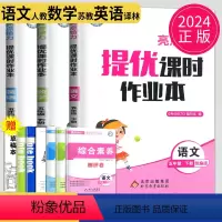 [正版]2024亮点给力提优课时作业本五年级下册语文英语数学五下全套人教版苏教版译林江苏小学5年级下学期课时练作文本练