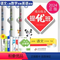 [正版]2024亮点给力提优班多维互动空间三年级下册语文数学英语三下全套人教版RJ苏教版SJ译林版YL江苏小学3年级下