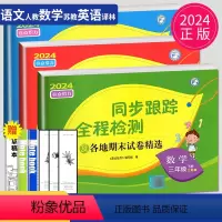 [正版]2024亮点给力同步跟踪全程检测三年级下册语文数学英语三下全套人教版苏教版译林版江苏小学3年级下学期同步训练各