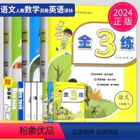 [正版]2024金三练三年级下册语文数学英语三下全套人教版苏教版译林版江苏金3练小学3年级下学期同步课时训练辅导书期中